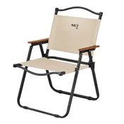 Udoben eleganten zložljiv stol Beige