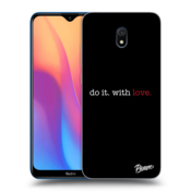 Silikonski prozorni ovitek za Xiaomi Redmi 8A - Do it. With love.