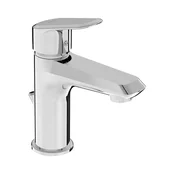 JIKA H3112E10041171 -Pipa za umivalnik + odtok brez prelivanja TALAS 17,4 cm krom