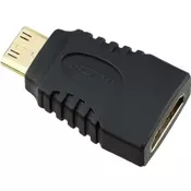 FAST ASIA Adapter Mini HDMI (M) - HDMI (F) crni