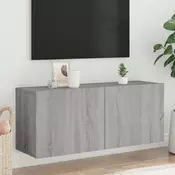 Zidni TV ormaric boja sivog hrasta sonome 100x30x41 cm