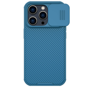 Premium trden ovitek Nillkin CamShield Pro za iPhone 16 Pro Max - moder