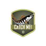 Nalepka Delphin Catch Me Sticker Zander