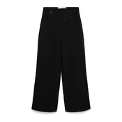 VERO MODA Hlače črna