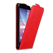 Cadorabo Cadorabo Ohišje, združljivo z Huawei Y6 PRO 2017 v rdeče jabolko - Zaščitni ovitek v obliki flipa z magnetnim zapiranjem, (20565096)