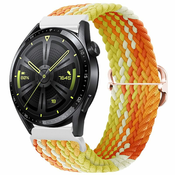 BStrap Elastic Nylon pašček za Garmin Vivoactive 3, fragrant orange