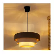 Brilagi - Luster na lanku LUNETA 1xE27/60W/230V precnik 40 cm smeda/bež/krem