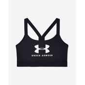 Sportski grudnjak Under Armour Mid Sportstyle Graphic Sports Bra - black