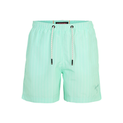 Superdry Kupaće hlače, morsko plava / zelena / narančasta / bijela
