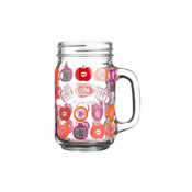 KILNER kozarec s potiskom FRUIT COCKTAIL, 400ml