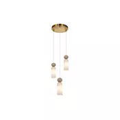 ITALUX PND-95331-3-BRSS - Luster na sajli SANTOS 3xG9/40W/230V zlatna