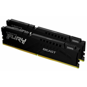 Kingston FURY Beast/DDR5/16GB/5200MHz/CL40/2x8GB/črna