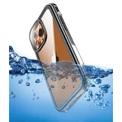INF Vodoodporen ovitek za iPhone 13/13 Pro črn/siv/prozoren, (21257364)