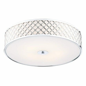Där Lighting CIV5050 - Plafonsko svetlo CIVIC 5xE14/60W/230V precnik 50 cm hrom