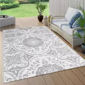 Vanjski tepih ARAKIL svijetlo siva 140x200 cm PP