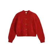 LEVIS ® Pletena jopa CHARLOTTE živo rdeča