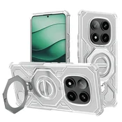 Hibridna maska Carbon Shield Pro za Xiaomi Redmi Note 14 Pro 5G / Poco X7 - white transparent