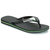 Havaianas Japonke BRAZIL LOGO Črna