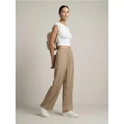 Sinsay - Wide leg pantalone sa modalom - BEŽ