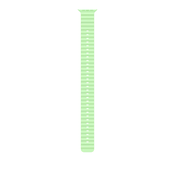 49mm Neon Green Ocean Band Extension - Black Titanium Finish