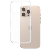 shumee Ovitek PanzerGlass HardCase za iPhone 16 Pro Max - prozoren, odporen hrbtni del