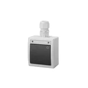 shumee Nadometno stikalo Aquant 2K, normalno odprto, svetlo IP65, sivo 5004-65