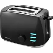 Brock BT 1005 BK, 800 W, 2 kriške, 6 razina, crni, Multifunkcionalni toster