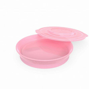 Twistshake pladanj 6 + m, pastelno roza