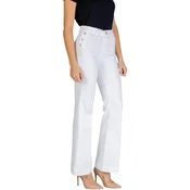 Liu Jo Jeans hlače UA6162 T456A Bela Flare Fit