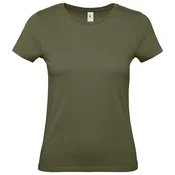 MAJICA KRATKI RUKAVI B&C #E150/WOMEN MASLINASTO ZELENA L