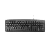 Gembird tastatura USB Americki engleski Crno