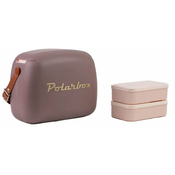 Polarbox Urban Retro Cooler Bag 6L Mauve Gold