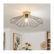 Brilagi - LED površinsko pritrjen lestenec CERIA WIRE 1xE27/40W/230V premer 60 cm črna/hrast