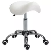 Homestar Stol za sedlo 52x53x49-61 cm Bela
