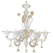 Casa Padrino luxury baroque chandelier white A� 85 cm - Magnificent living room chandelier in baroque style - Hotel chandelier - Baroque lights - Baroque interior