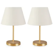 Opviq AYD 2336 Stona lampa, Zlatno-Bela