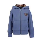 BLUE SEVEN Jopa na zadrgo safir / temno rjava / roza / roza