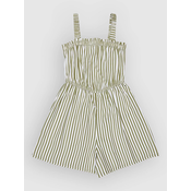 Roxy Playa Baby Prtd Kids Jumpsuit oil green vert mda stripe