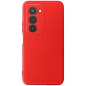 AVIZAR Ovitek za Redmi 15 5G iz mehkega silikona z ojačitvijo bloka kamere, Rdeča, (5000190641)