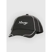 XLARGE Red Head Hybrid 6Panel Cap black