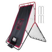 VEVOR Mreža za odbijanje baseballa in softbola 92x139x116 cm za trening metov
