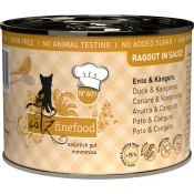 catz finefood Mačja hrana Ragout No. 607 - raca in kenguru - 190 g