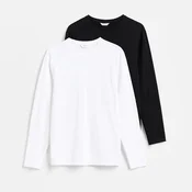 Reserved - 2-pack slim majica dugih rukava
