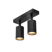Green tech LED spot svetiljka gu10 x2 crna ( zara-2 )