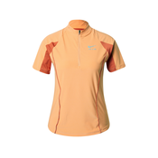 NIKE Tehnicka sportska majica, svijetlosiva / narancasta / tamno narancasta / bijela