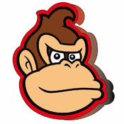 Super Mario Bros 3D Donkey Kong jastuk 40×40