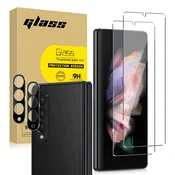 Zaščita zaslona in kamere FTRONGRT za Samsung Galaxy Z Fold4 5G – 2x zaščita zaslona + 2x zaščita kamere