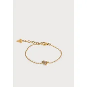 GUESS Zapestnica GOLDEN LOVE zlata