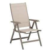 Kettler Basic Plus vrtna stolica, podesiva, aluminijska, bež