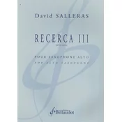 SALLERAS:RECERCA III ALTO SAXOPHONE